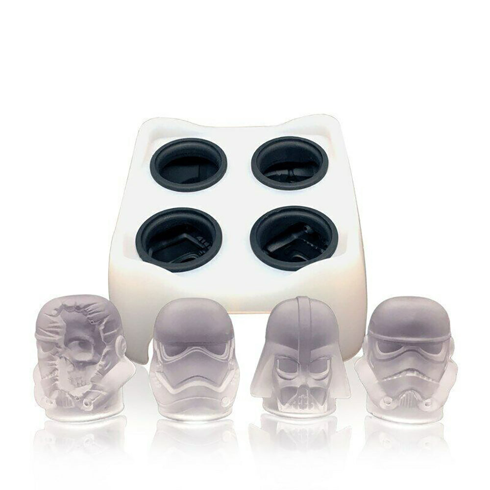 Star Wars Galactic Empire 4 Pk Silicone Ice Trays Mould Chocolate