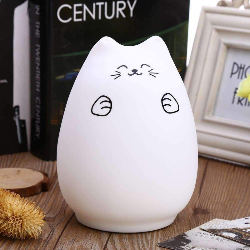 Kids LED Kitty Night Lamp with Color Mode - Flashpopup.com
