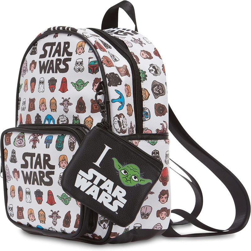 Disney Star Wars Leather Backpack with Coin Purse 10.5''