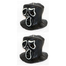 Black Ghost Hat Candle 2 Pack