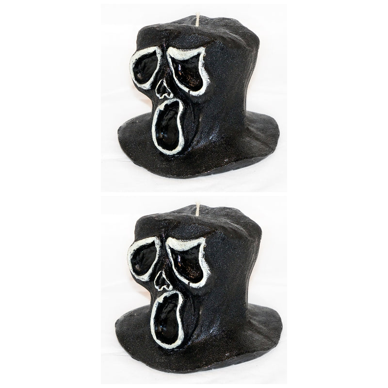 Black Ghost Hat Candle 2 Pack