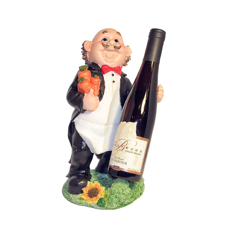 New Classic Waiter Standing Wine Holder Sculpted for Home Decoration