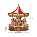 DIY 3D Music Gear Puzzle - Classic Carousel 265 pieces