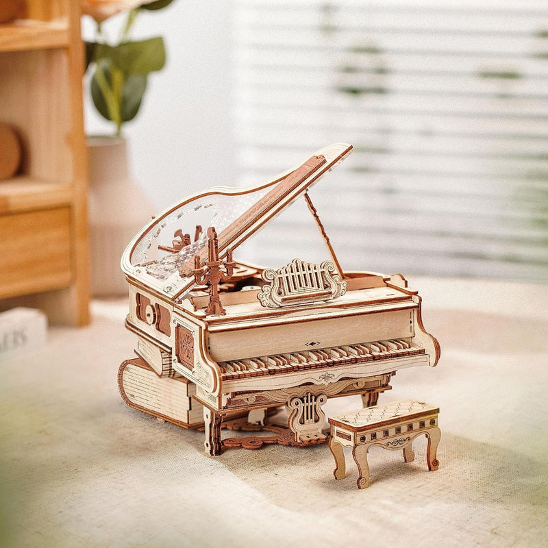 DIY 3D Music Box Puzzle Magic Piano 223pcs