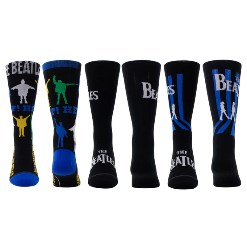 The Beatles Socks Help Abbey Road 3 Pack