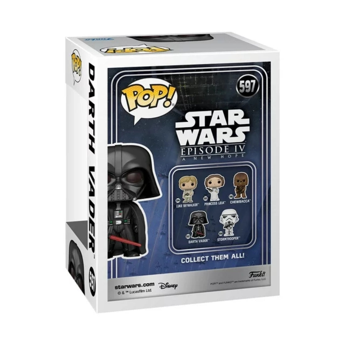 Funko Star Wars Darth Vader ボブルヘッド Amazon.com: Funko Darth Vader Star Wars Pop : Toys & Games