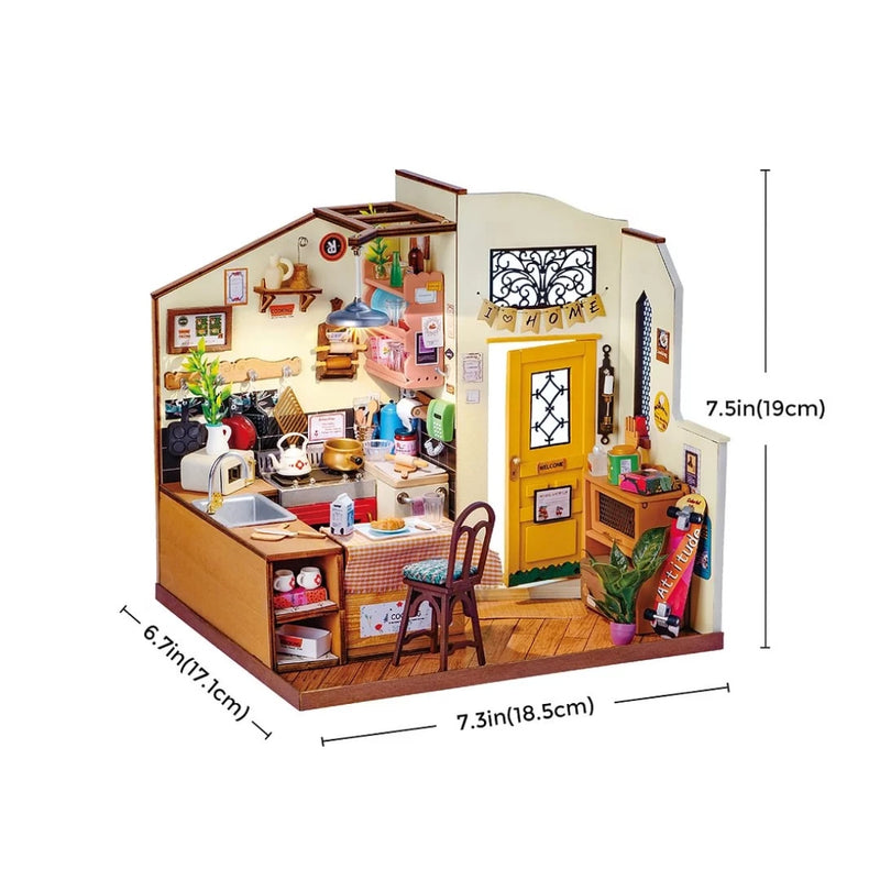 DIY 3D House Puzzle Cozy Kitchen 196pcs