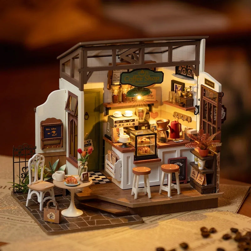 DIY 3D House Puzzle No17 Cafe 183pcs