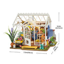 DIY 3D Wood Puzzle: Dreamy Garden House 296 pieces