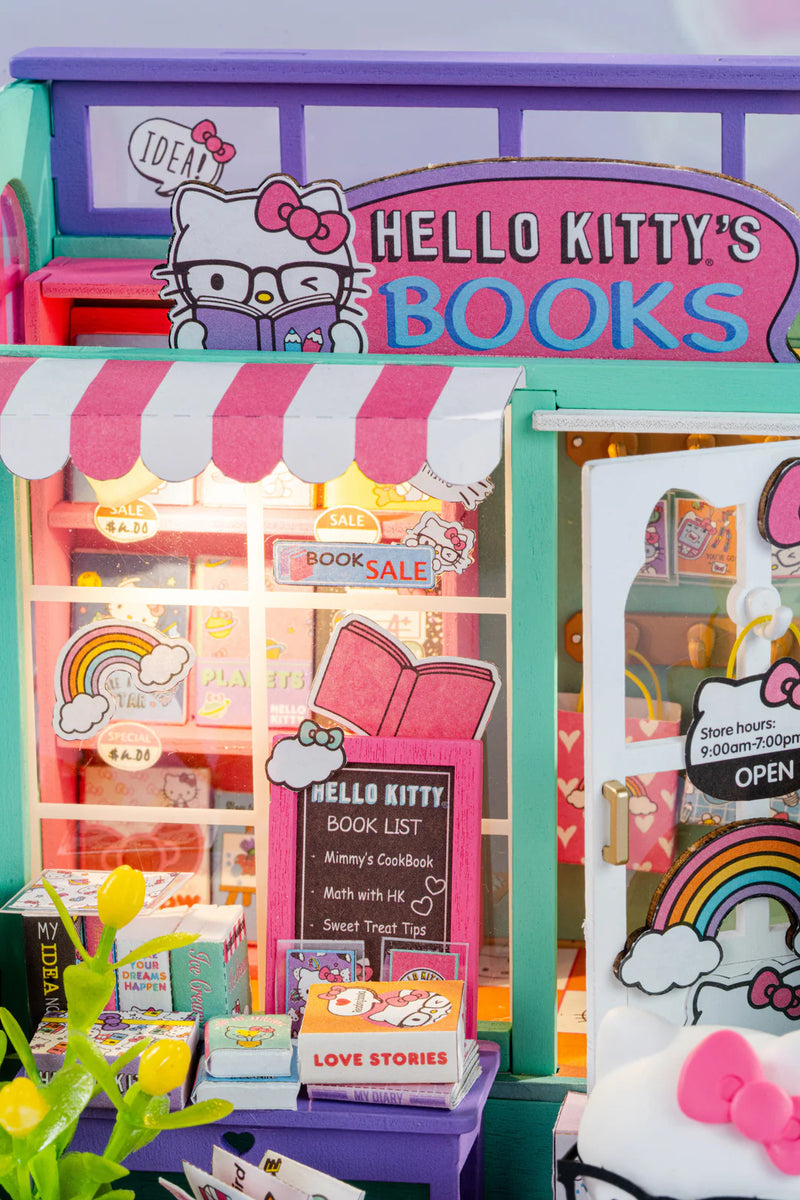 DIY 3D Puzzle - Hello Kitty Bookstore 53pcs