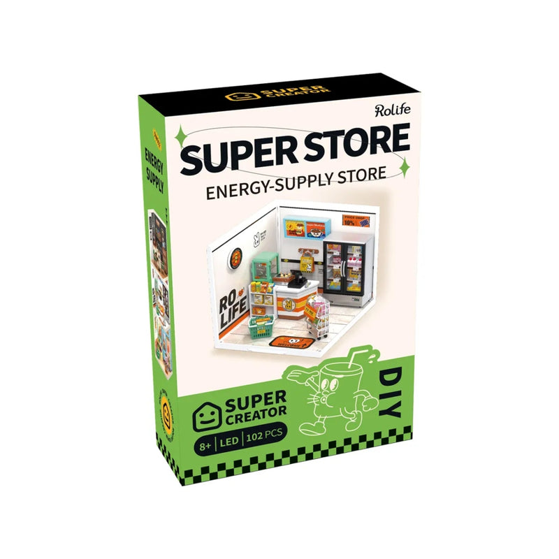 DIY 3D House Puzzle Super Store: Energy Supply Store 102pcs