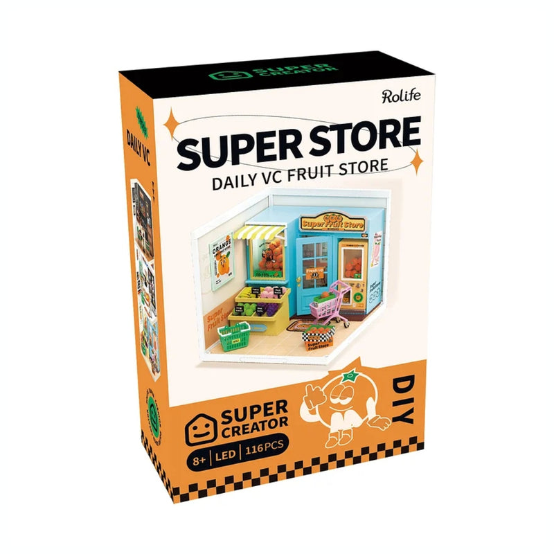 DIY 3D House Puzzle Super Store: Daily VC Fruit Store 116pcs