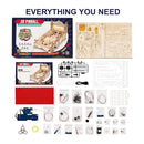 DIY 3D Electro Mechanical Puzzle Pinball Machine 482pcs