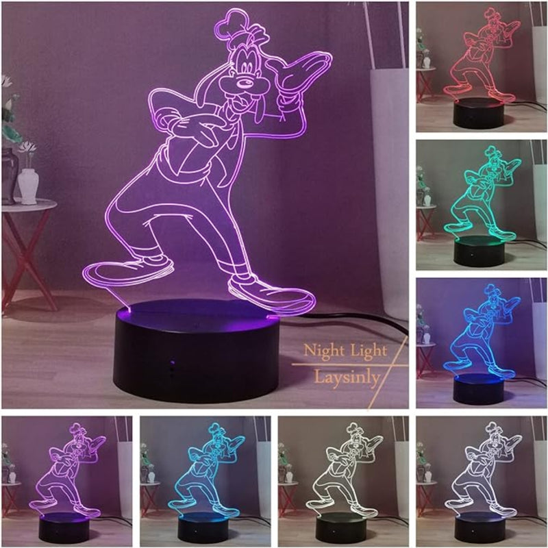 Illusion Goofy Lamp, 3D Light Experience