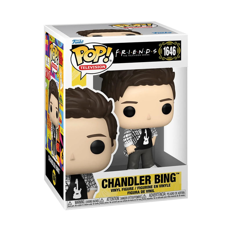 Funko Pop! 3 Pack Friends - Joey Tribbiani Superman #1645, Chandler Bing Flashback #1646, Ross Geller Armadillo #1648