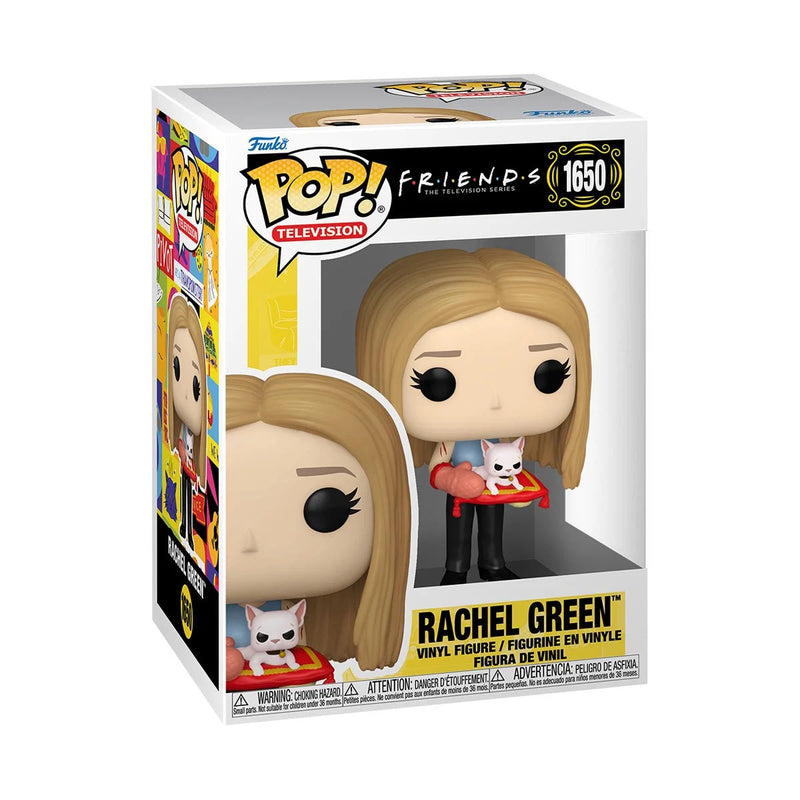 Funko Pop! 3 Pack Friends - Phoebe Buffay Christmas Bow #1647, Monica Geller Mockolate #1649, Rachel Green with Cat #1650