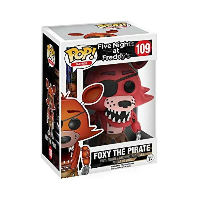 Funko Pop! 4 Pack Five Nights at Freddy's: Santa Freddy #936, Foxy the Pirate #109, Twisted Bonnie #17, Ruin Ruined Chica #986