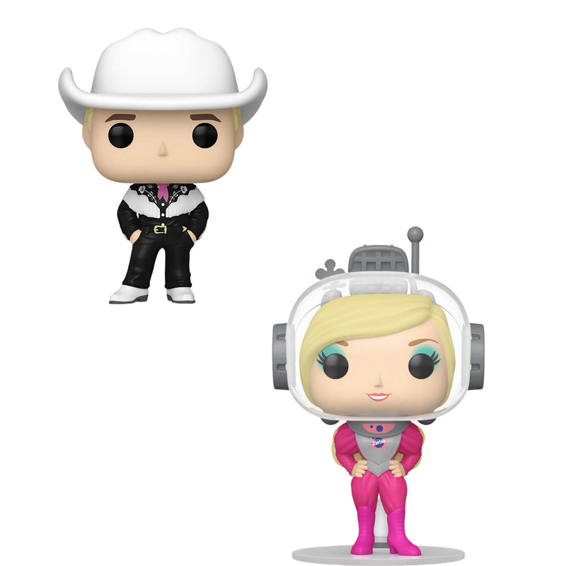 Funko Pop! 2 Pack Western Ken #1446 & Astronaut Barbie #139