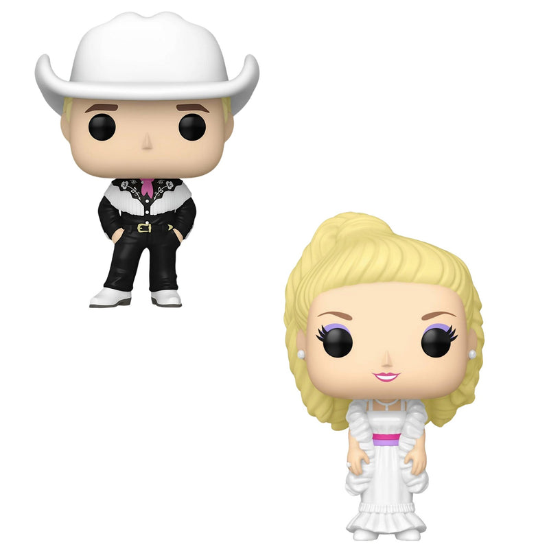 Funko Pop! 2 Pack Western Ken #1446 & Crystal Barbie #124