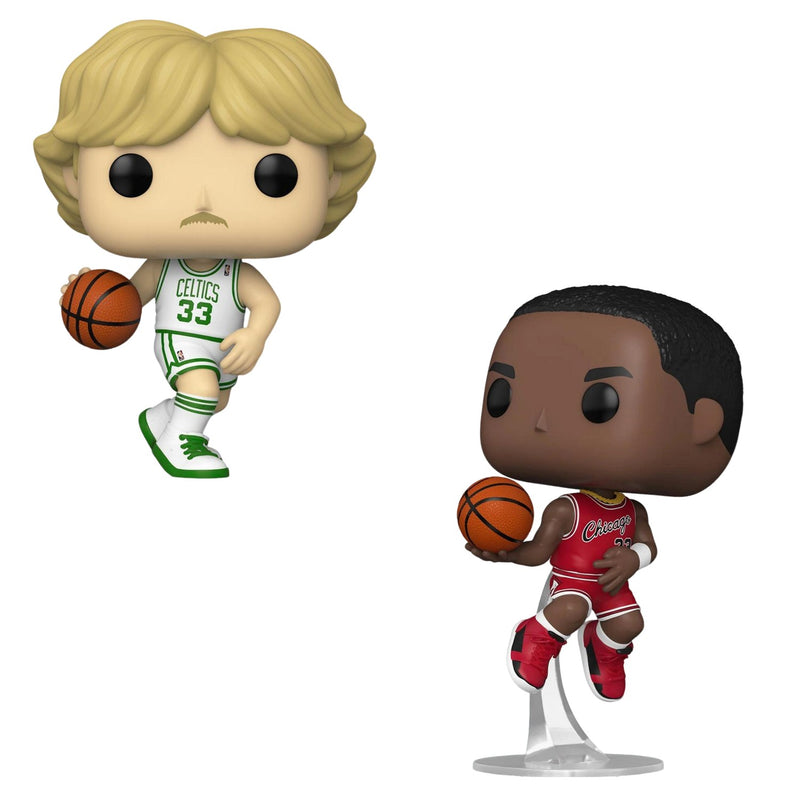 Funko Pop! 2 Pack NBA - Larry Bird #77 & Michael Jordan Rookie Season #193