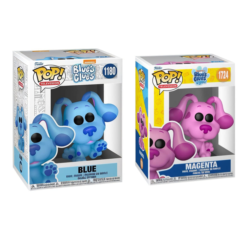 Funko Pop! 2 Pack Blues Clues:  Blue #1180 & Magenta #1724