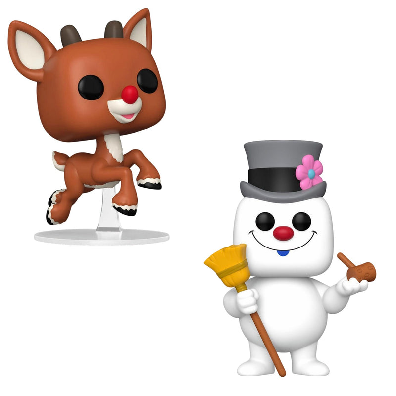 Funko Pop! 2 Pack Rudolph (Flying) #1568 & Frosty the Snowman #1677