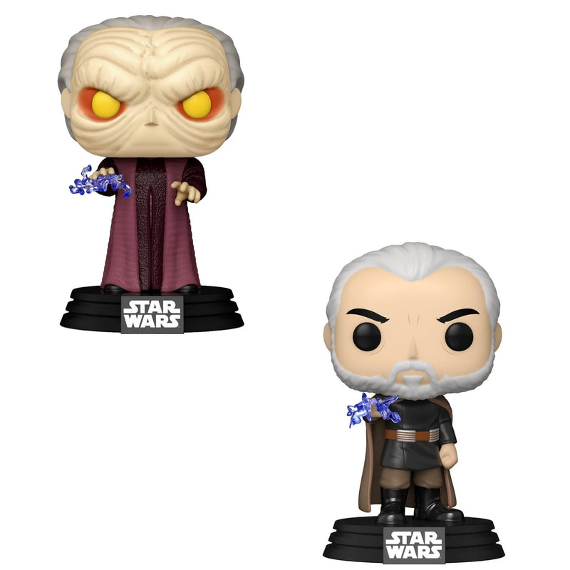 Funko Pop! 2 Pack Star Wars Dark Side - Emperor Palpatine #738 & Count Dooku #744