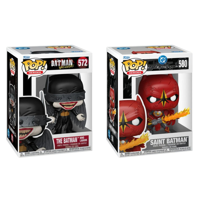 Funko Pop! 2 Pack Dark Multiverse: Batman Who Laughs #572 & Saint Batman #580