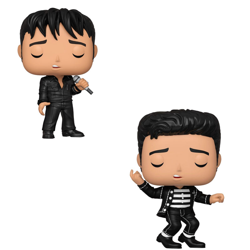 Funko Pop! 2 Pack Elvis '68 Comeback Special #188 & Jailhouse Rock #186