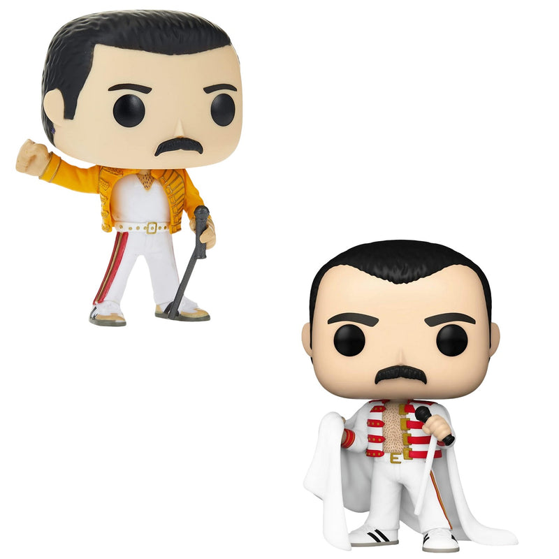 Funko Pop! 2 Pack Queen - Freddie Mercury with Cape #414 & Freddie Mercury #96