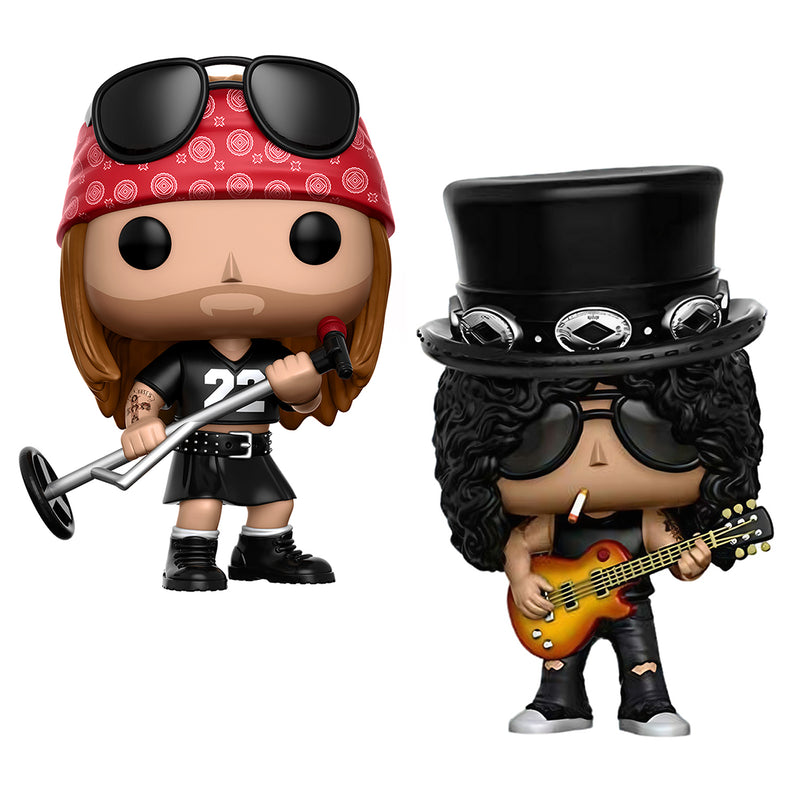 Funko Pop! 2 Pack Guns N' Roses - Axl Rose #50 & Slash #51