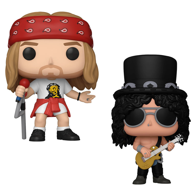 Funko Pop! 2 Pack Guns N' Roses (90s)- Axl Rose #397 & Slash #398