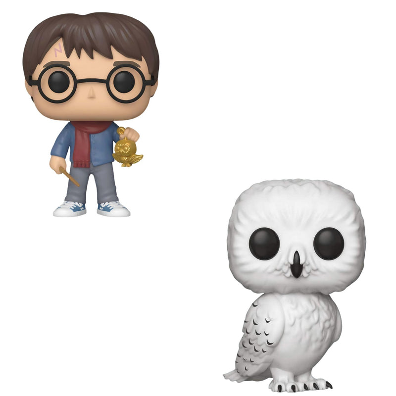 Funko Pop! 2 Pack Holiday Harry #122 & Hedwig #76