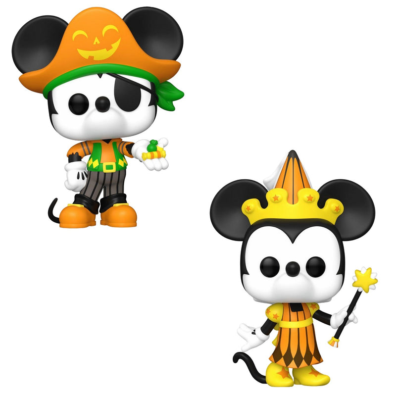 Funko Pop! 2 Pack Disney Halloween - Pirate Mickey & Damsel Minnie Mouse #1486 #1485