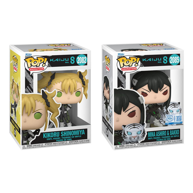 Funko Pop! 2 Pack Kaiju No. 8: Kikoru #2082 & Mina with Bakko #2085