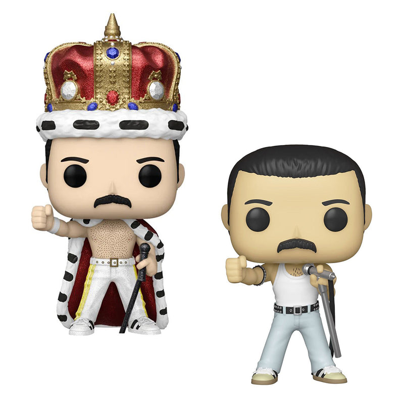 Funko Pop! 2 Pack Queen Freddie Mercury - Radio Gaga #183 & Crowned #184