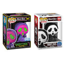 Funko Pop! 2 Pack Scream - Ghost Face: Black Light #1607 & Shelf Sitter #2002