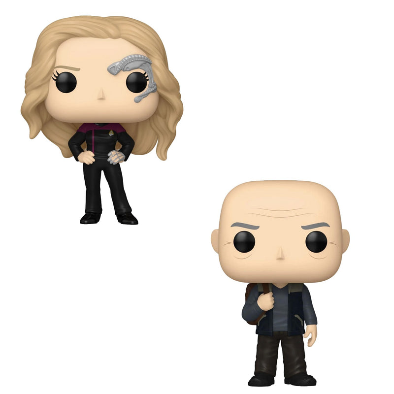 Funko Pop! 2 Pack Star Trek: Picard - Seven Of Nine #1634 & Jean-Luc Picard #1631