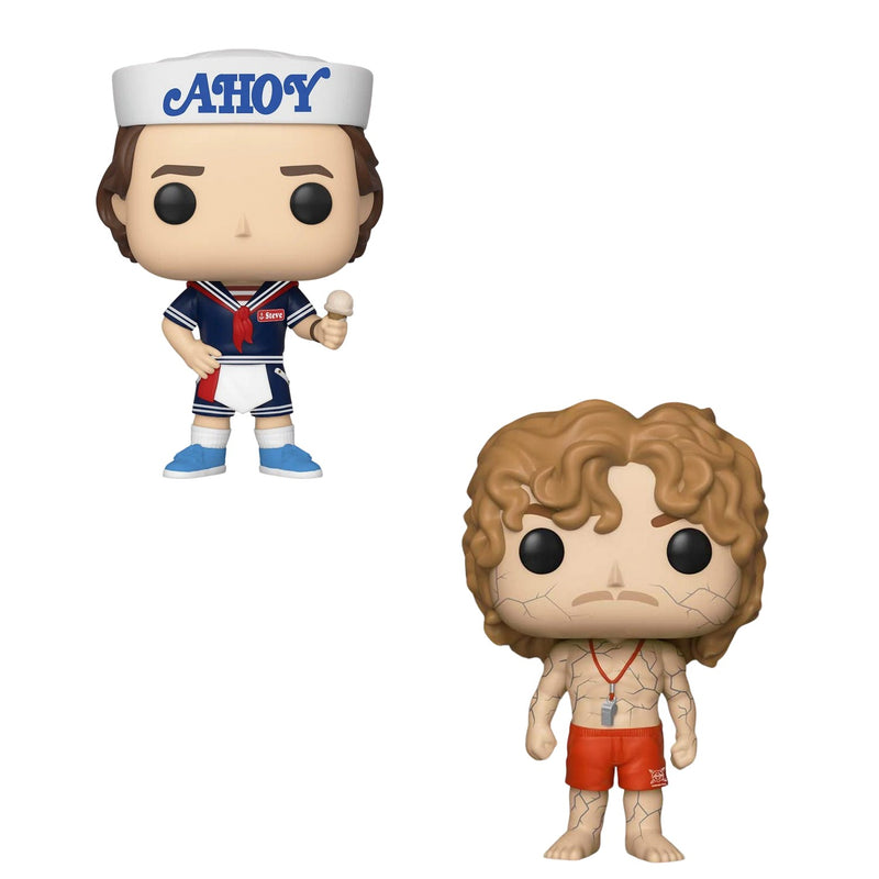 Funko Pop! 2 Pack Stranger Things - Steve with Ice Cream #803 & Flayed Billy #844