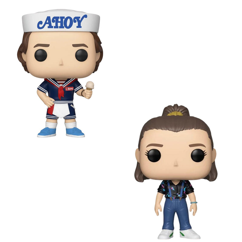 Funko Pop! 2 Pack Stranger Things - Steve with Ice Cream #803 & Eleven #843