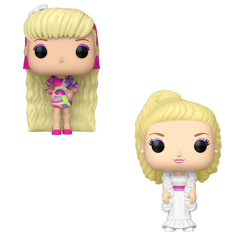 Funko Pop! 2 pack Totally Hair Barbie & Crystal Barbie #123 #124