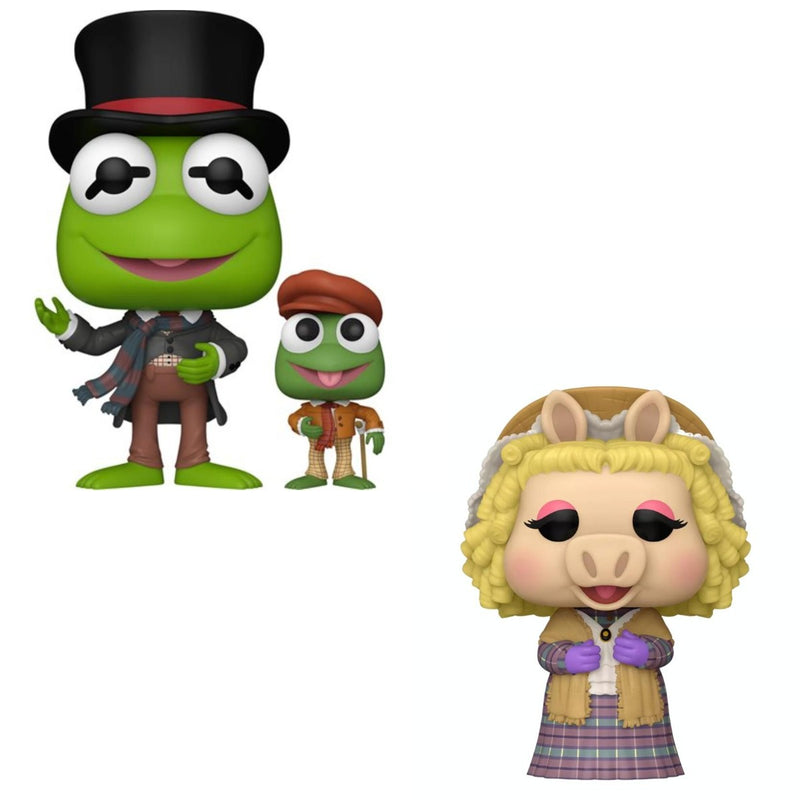 Funko Pop! 2 Pack The Muppet Christmas Carol - Mrs. Cratchit & Bob Cratchit with Tiny Tim  #1454 #1457