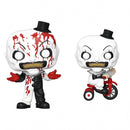Funko Pop! 2 Pack Terrifier: Art the Clown - with Bike #1591 & Bloody #1592