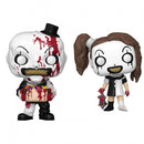 Funko Pop! 2 Pack Terrifier: Art the Clown with Head #1796 & Little Pale Girl #1749