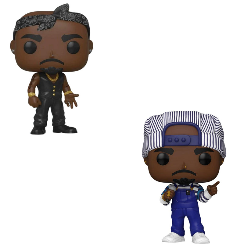 Funko Pop! 2 Pack Tupac Shakur - 2Pac #158 & Tupac with Microphone #387