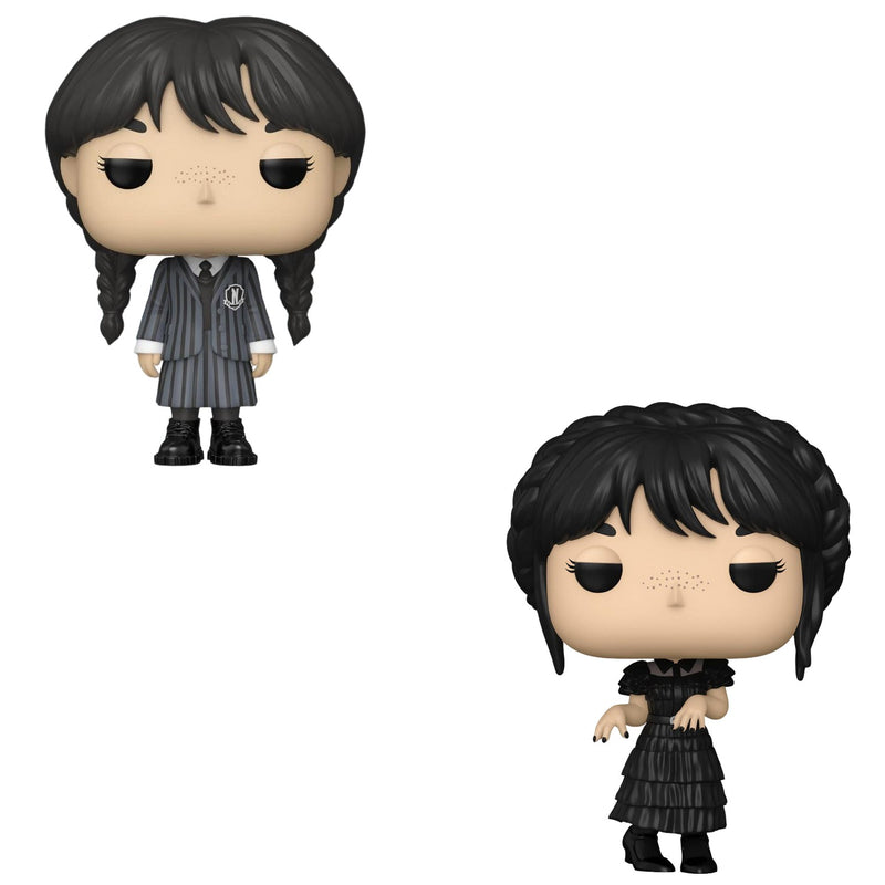 Funko Pop! 2 Pack Addams Family - Wednesday Addams Netflix #1309 & Wednesday Rave'n Dance #1577