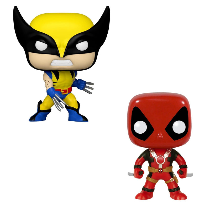 Funko Pop! 2 Pack Marvel - Wolverine 50 Years, Classic & Deadpool With Swords #1371 #111