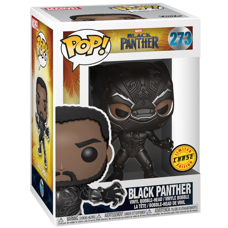 Funko Pop! Bobble-Head - Black Panther Limited Chase Edition - Marvel