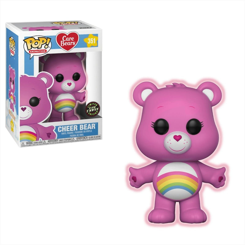Funko Pop! Care Bears Cheer Bear Chase Glow in the Dark