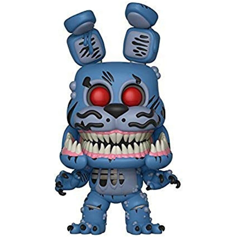 Funko Pop! 4 Pack Five Nights at Freddy's: Santa Freddy #936, Foxy the Pirate #109, Twisted Bonnie #17, Ruin Ruined Chica #986